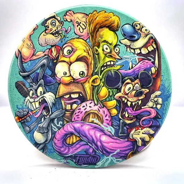 Brian Allen Cartoon Parody coaster discgolfmarker 10 cm
