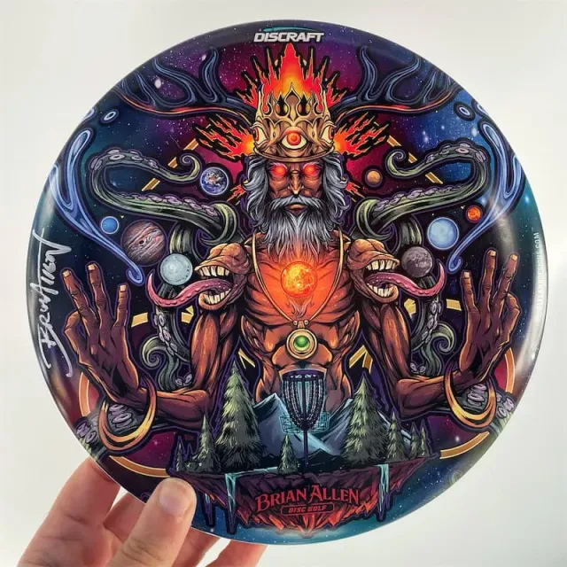 Discraft Buzzz Meditating God discgolfdisc signerad