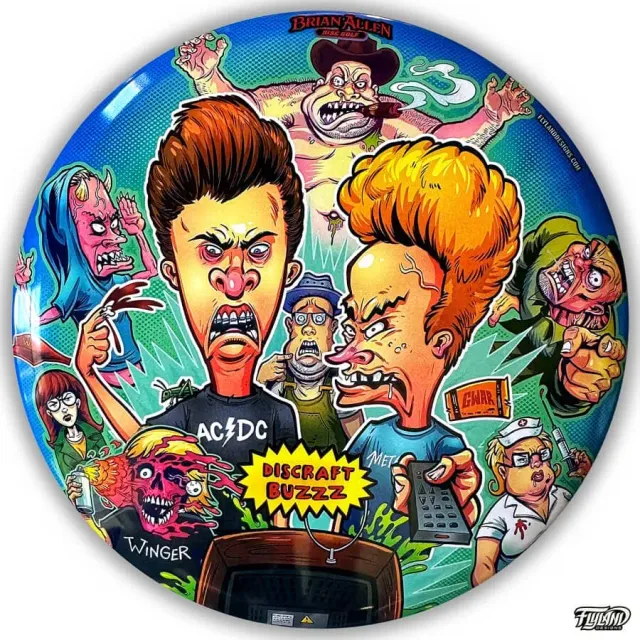 Discraft Buzzz discgolfdisc Beavis Butt-Head 177+ g
